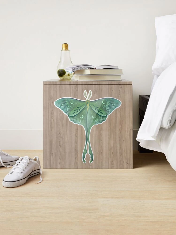 Luna Moth Sticker - Wild Roots Apothecary