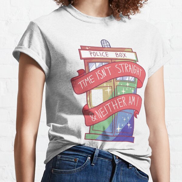 Time isn_t straight and neither am I Classic T-Shirt