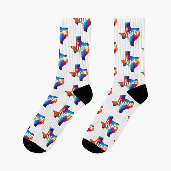 Item preview, Texas State - Rainbow Tie Dye Psychedelic Home designed and sold by the-bangs.