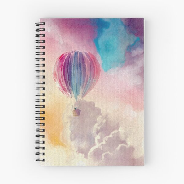 Item preview, Happiness is a Hot Air Balloon - Watercolor designed and sold by XenMina-Designs.