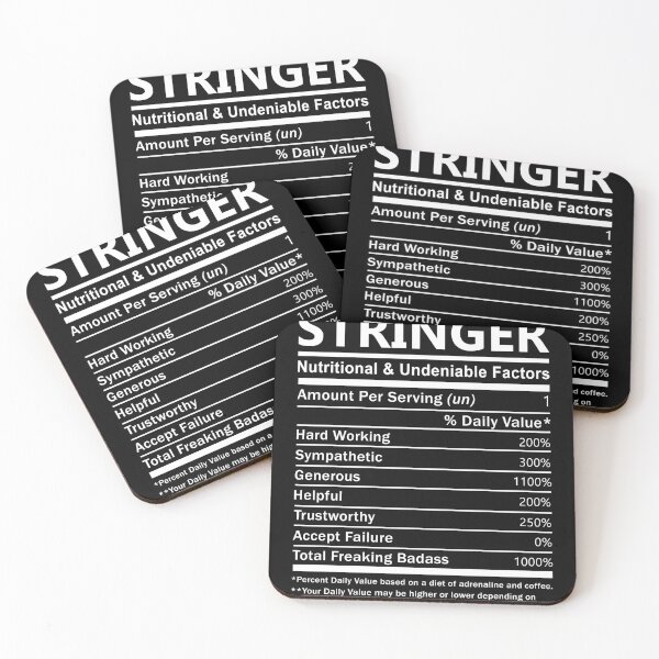 Item preview, Stringer Name T Shirt - Stringer Nutritional And Undeniable Factors Gift Item Tee designed and sold by artiagasonya.