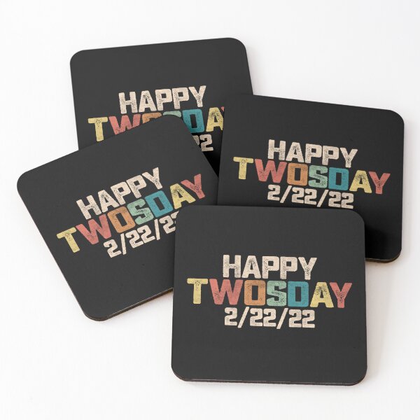 Item preview, Happy Twosday February 22nd 2022 2 22 2022 Vintage Number Funny Date designed and sold by alenaz.