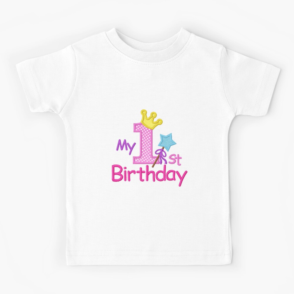 First birthday shop shirt decals