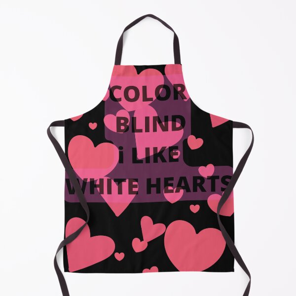 Item preview, FUNNY COLOR BLIND WHITE HEARTS designed and sold by Highhocreations.