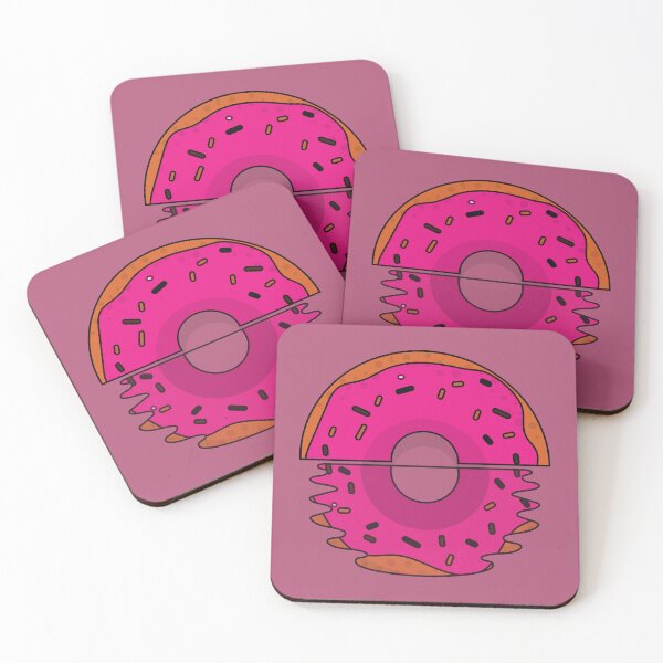 Item preview, Strawberry Sunset donut with water refletion designed and sold by Donutlovers.