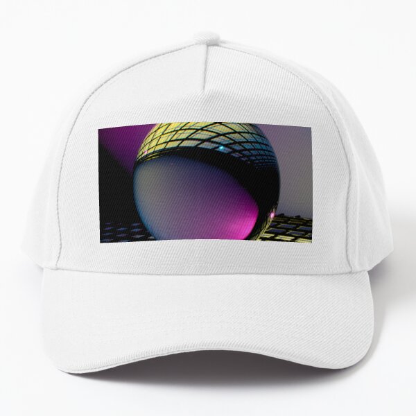 3d graphic illusion pattern Baseball Cap