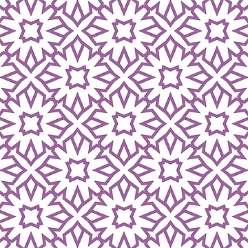 Vorschaubild zum Design Purple and White Minimal Line Art Pattern 5 Pairs DE 2022 Popular Color Royal Pretender DE5999 von ColorOfTheYears