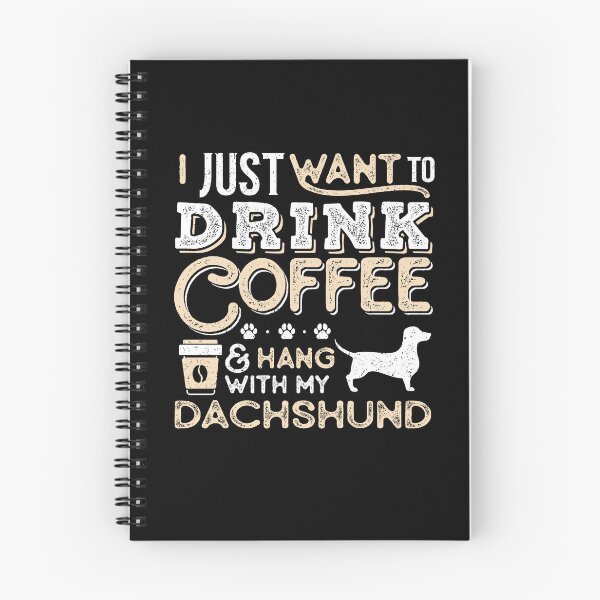 Item preview, Dachshund Doxie Weenie Dog Dad Mom And Drink Coffee designed and sold by rafaeltto.