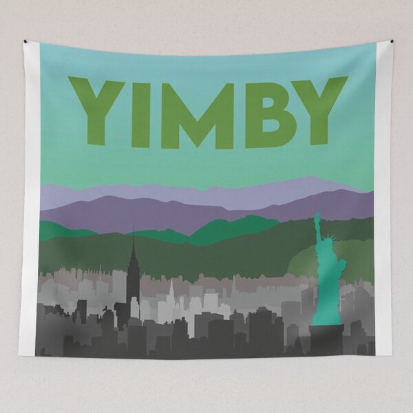 Item preview, New York City YIMBY Poster designed and sold by alanzhiaosmith.
