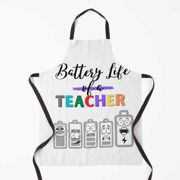 Item preview, Battery Life of a Teacher designed and sold by ATWAK.