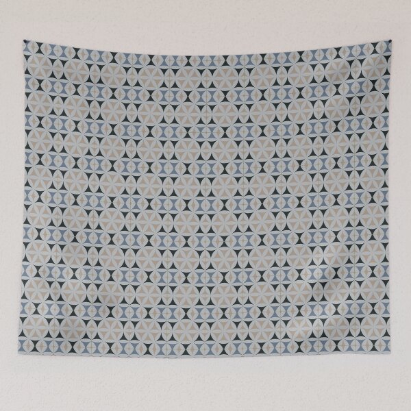 Item preview, Geometric star Portugal tile pattern designed and sold by arkantus.