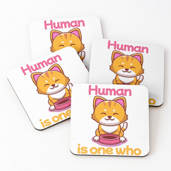 Item preview, A Good Human is one who Loves Cats  designed and sold by ReezaGraphic.