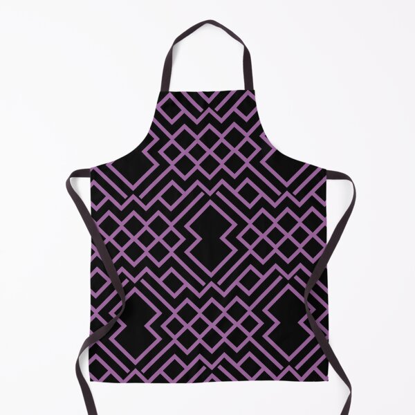 Item preview, Black and Purple Abstract Geometric Shape Pattern Pairs DE 2022 Popular Color Royal Pretender DE5999 designed and sold by ColorOfTheYears.