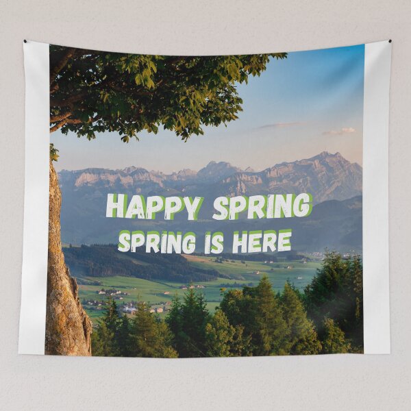 Item preview, happy spring, spring is here designed and sold by zainab-bella.