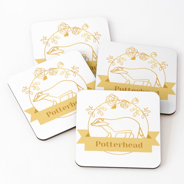 Item preview, Golden Potterhead Badger Emblem designed and sold by mschubbybunny.