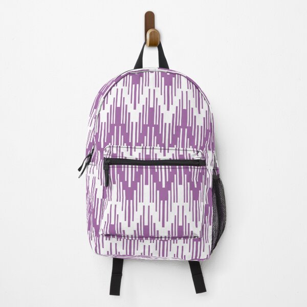 Item preview, Purple and White Striped Chevron Ripple Pattern Pairs DE 2022 Popular Color Royal Pretender DE5999 designed and sold by ColorOfTheYears.