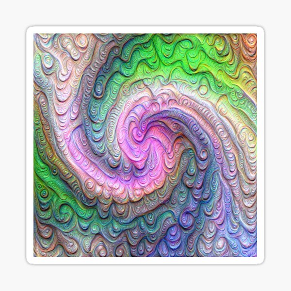Item preview, Frozen color Wave #DeepDream #Art designed and sold by blackhalt.