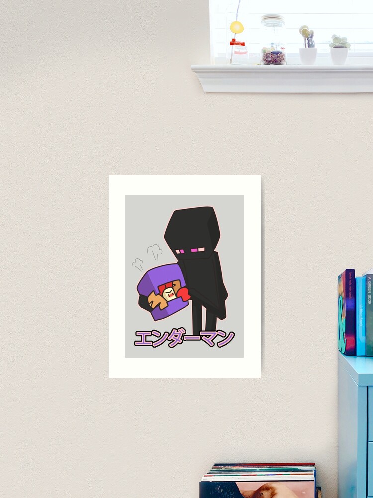 Minecraft Enderman and Creeper Poster for Sale by ddkart