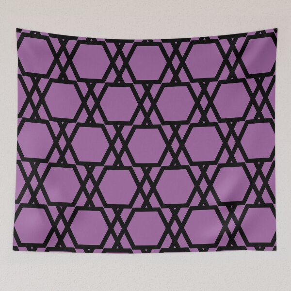 Item preview, Black and Purple Tessellation Line Pattern 20 Pairs DE 2022 Popular Color Royal Pretender DE5999 designed and sold by ColorOfTheYears.