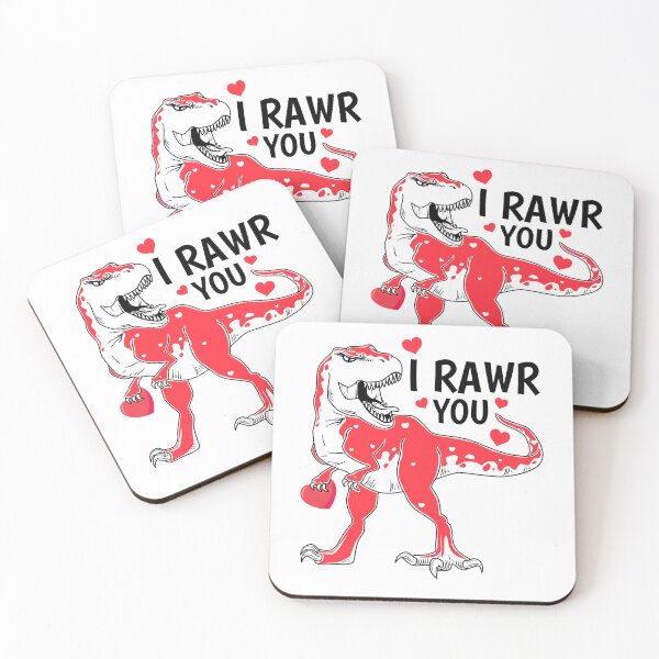 Item preview, I rawr you - valentine's day T-rex designed and sold by Ashi17.