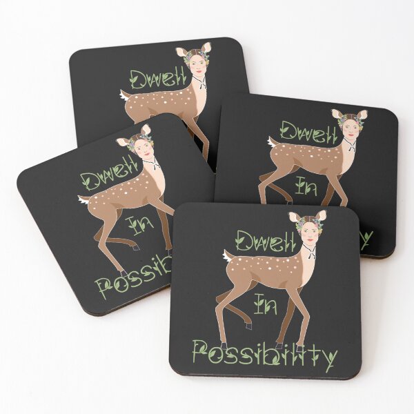 Item preview, Emily Dickinson - _amp_quot_Dwell In Possibility_amp_quot_   designed and sold by JoeyBeeGe.