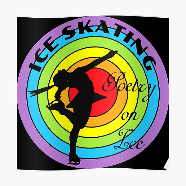 "Ice Skating Poetry on Ice Ice Skating athletics Sayings, Slogans