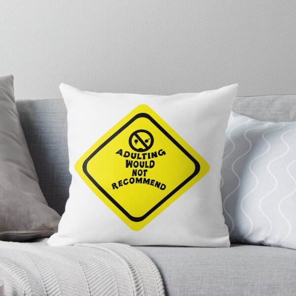 Item preview, Adulting Would Not Recommend Sign designed and sold by emhoteb.