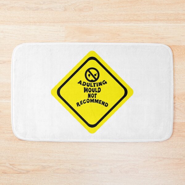 Item preview, Adulting Would Not Recommend Sign designed and sold by emhoteb.
