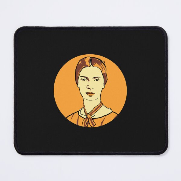 Item preview, Emily Dickinson Orange Portrait designed and sold by JoeyBeeGe.