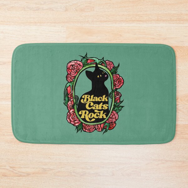 Item preview, Black Cats Rock designed and sold by FrictionMaxxing.