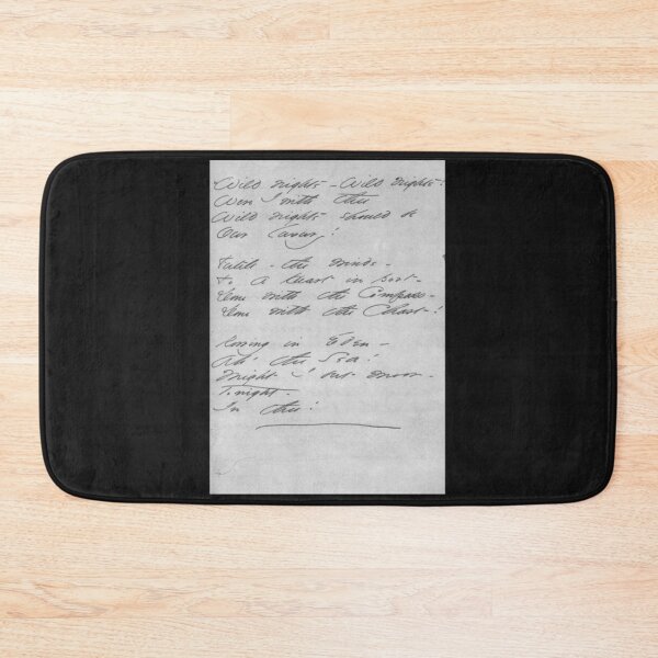 Item preview, Emily Dickinson “Wild Nights – Wild Nights!” manuscript   designed and sold by JoeyBeeGe.
