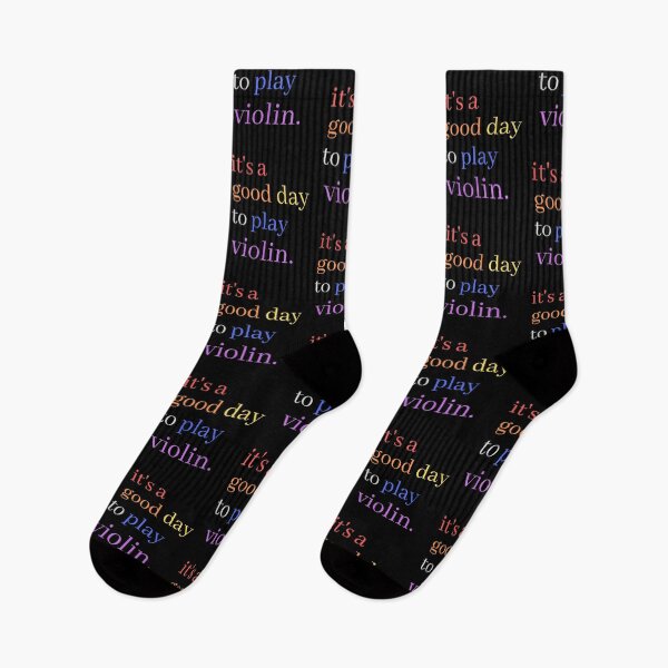 Item preview, It's A Good Day to Play Violin Cute Colourful Musical Quotes - Music Day designed and sold by Funwithmusic.