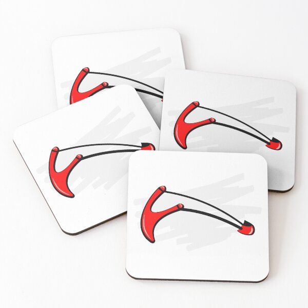 Item preview, Illustration of the red rubber slingshot designed and sold by Wahrurrozi.