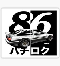 ae86 hatch 86 Sticker