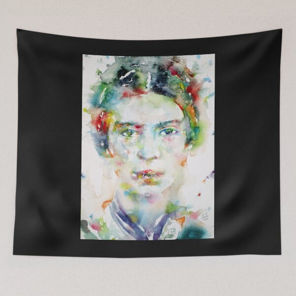 Item preview, EMILY DICKINSON - watercolor portrait    designed and sold by JoeyBeeGe.