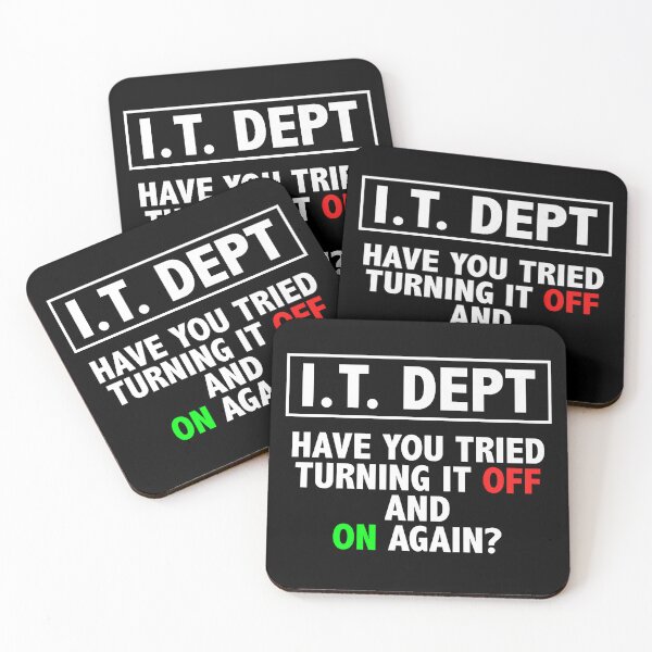 Item preview, I.T. DEPT, Have You Tried Turning It off and On Again designed and sold by RachaelEliezer.