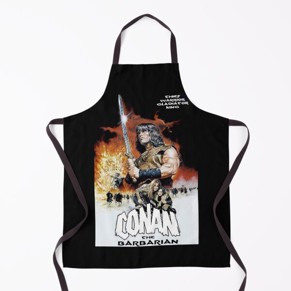 Item preview, Conan the Barbarian by Arnold Schwarzenegger Movie Poster designed and sold by EinsamerBaum.