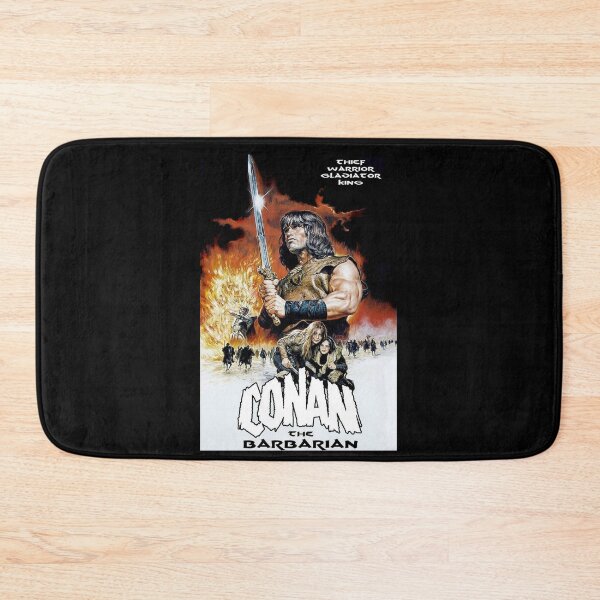 Item preview, Conan the Barbarian by Arnold Schwarzenegger Movie Poster designed and sold by EinsamerBaum.