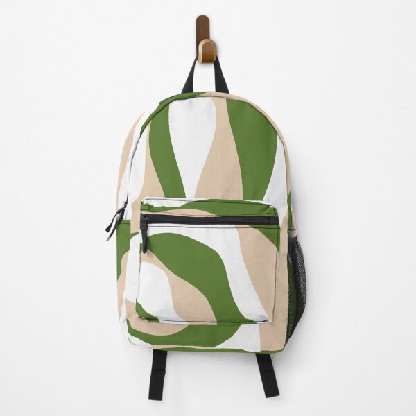 Item preview, Ebb and Flow 4 - White, Sand and Palm Green designed and sold by LAEC-Shop.