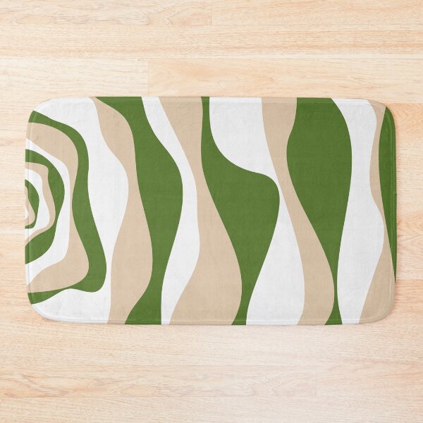 Item preview, Ebb and Flow 4 - White, Sand and Palm Green designed and sold by LAEC-Shop.