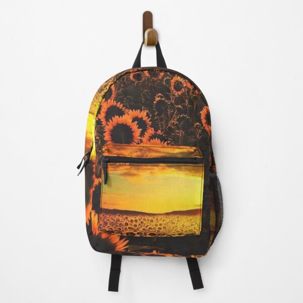 Item preview, sunset in a field of sunflowers designed and sold by Shopster381.