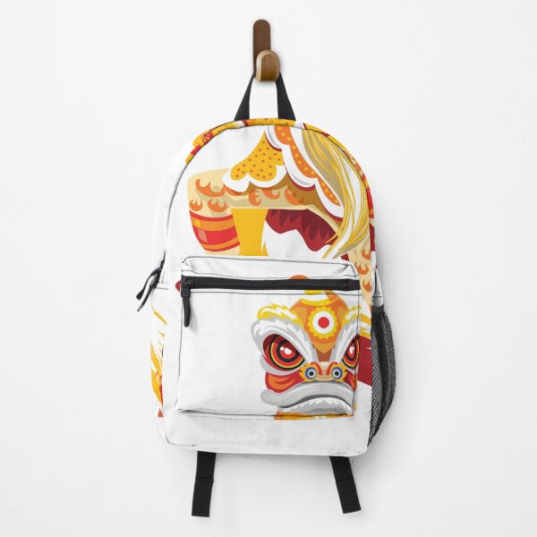 Item preview, Lion Dance Head Festival Happy Chinese New Year - White designed and sold by johnta17.