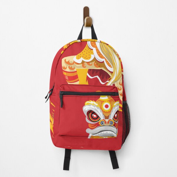 Item preview, Lion Dance Head Festival Happy Chinese New Year - red designed and sold by johnta17.
