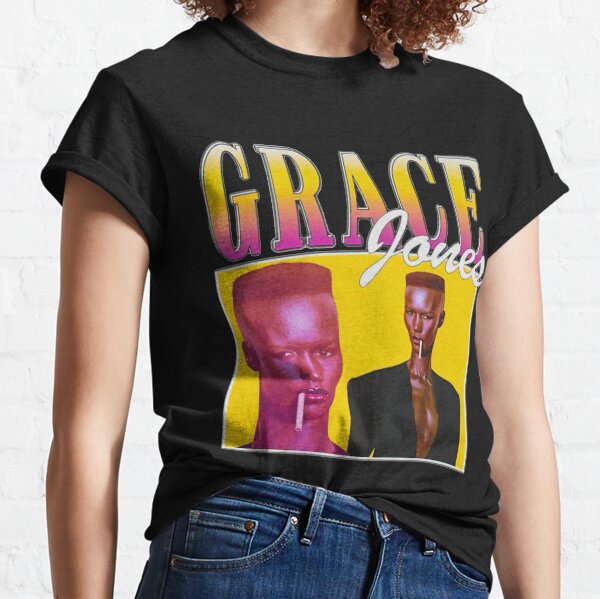 Grace Theme Jones Shirt Men Short Sleeve T-Shirt Summer Round Neck