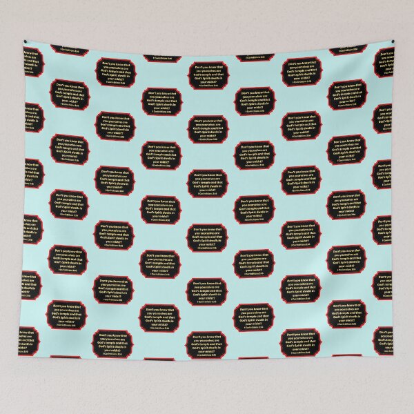 Item preview, Bible Verse 1 Corinthians 3:16 designed and sold by Prayingwarrior.