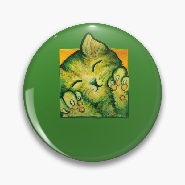 Item preview, Green Kitty Cat designed and sold by FrictionMaxxing.