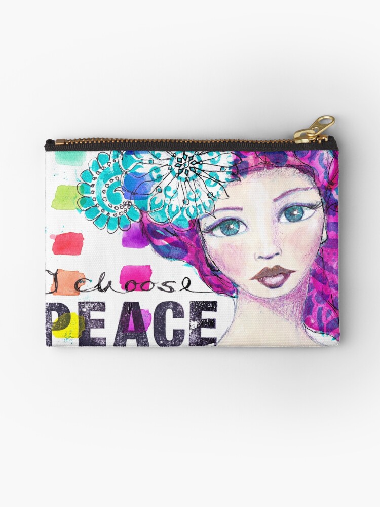Thumbnail 1 von 4, Täschchen, I choose peace designt und verkauft von AngelArt444.