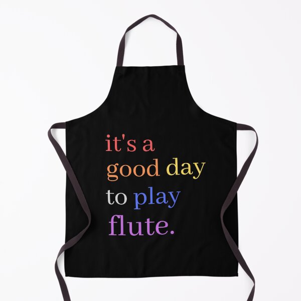 Item preview, It's A Good Day to Play Flute Cute Colourful Musical Quotes - Flautist designed and sold by Funwithmusic.