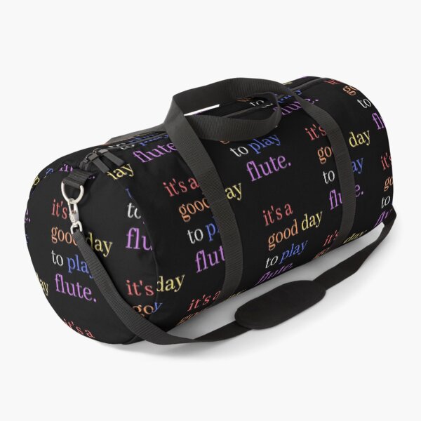 Item preview, It's A Good Day to Play Flute Cute Colourful Musical Quotes - Flautist designed and sold by Funwithmusic.