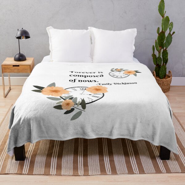Item preview, Forever is Composed of Nows...Emily Dickinson American poet quote   designed and sold by JoeyBeeGe.